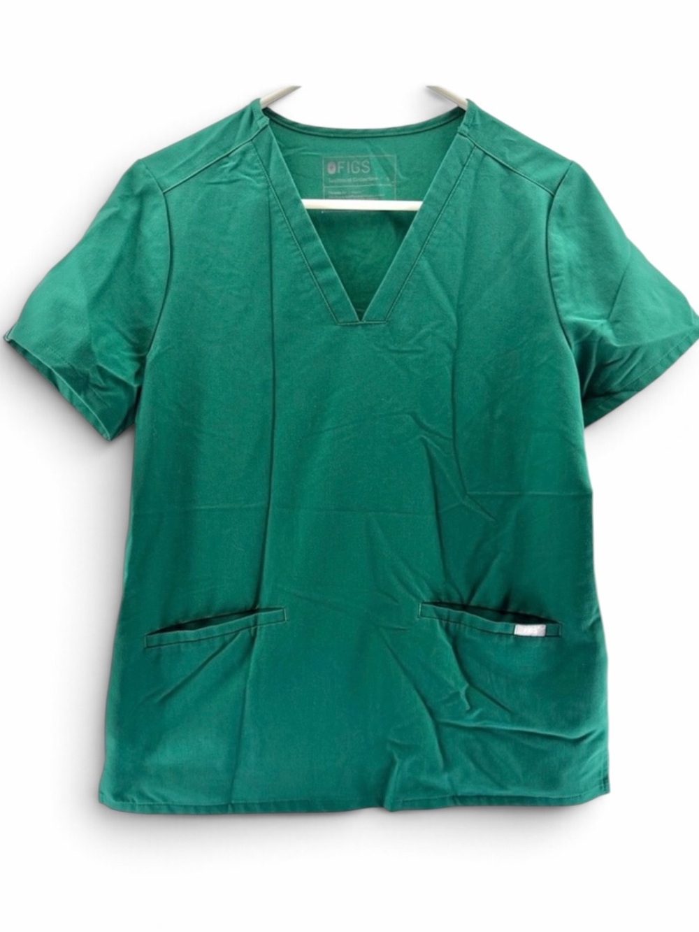 Figs Women's Green Casma Scrub Top Size Small